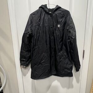 OBEY‎ Worldwide Black Hooded Coach Jacket Size M